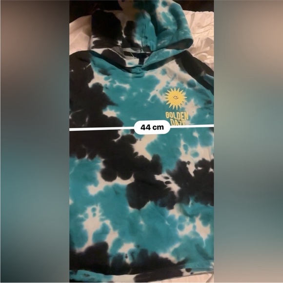 Art Class Teal Golden Daze Tie-Dye Hoodie - Picture 7 of 7